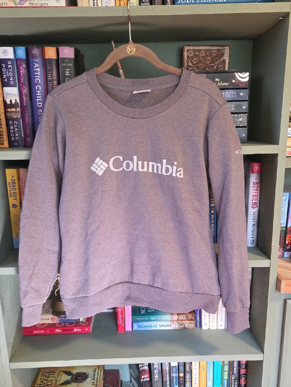 Columbia Women's Gray Logo Crew Sweatshirt